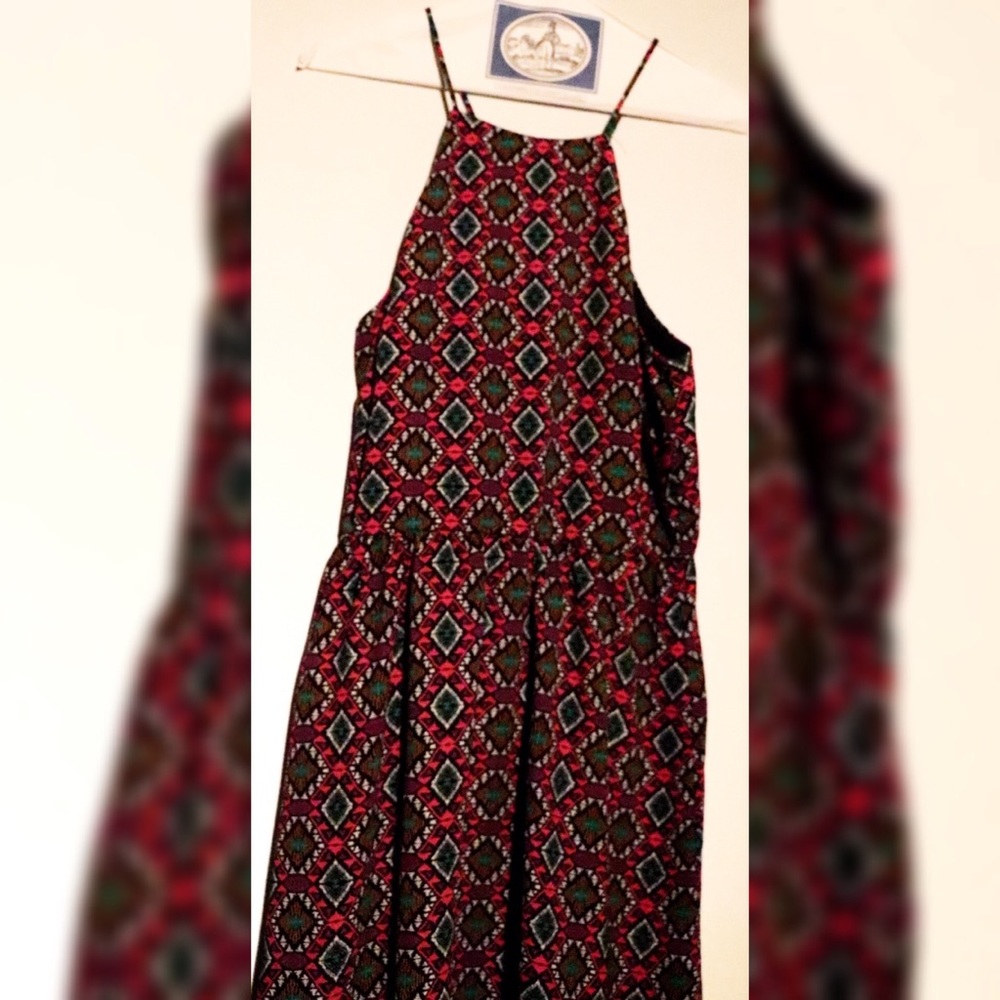 Tribal/Neon patterned summer dress